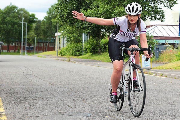 Signalling on bike